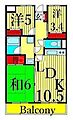 けやき通り南参番館10階13.7万円