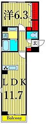 間取図画像 1LDK