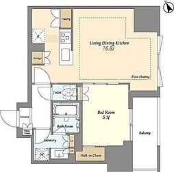 間取図画像 1LDK