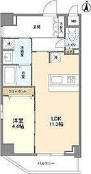 RenaissanceCourt文京白山 1LDKの間取図画像