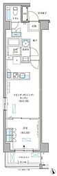 パークアクシス文京本郷 1LDKの間取図画像