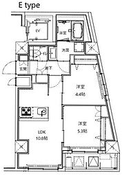 レアライズ町屋 2LDKの間取図画像