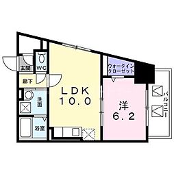メゾンドシュシュ西巣鴨 1LDKの間取図画像
