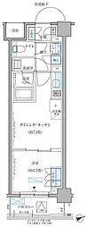 パークアクシス文京本郷 1DKの間取図画像
