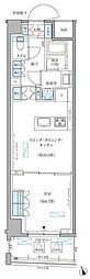 パークアクシス文京本郷 1LDKの間取図画像