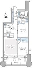 物件の間取り