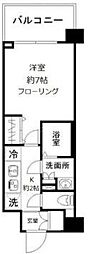 N-Stage赤羽志茂 1Kの間取図画像