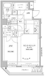 RELUXIA上野EAST 1LDKの間取図画像