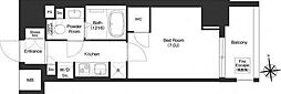 COMFORIA秋葉原ノース 1Kの間取図画像