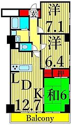 グレースレジデンス 3LDKの間取図画像