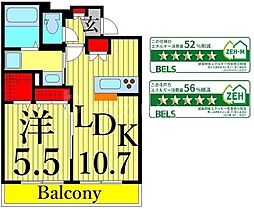 OwlGardenHills池袋 1LDKの間取図画像