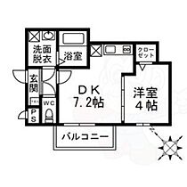 福岡県福岡市南区大楠１丁目（賃貸アパート1LDK・1階・29.50㎡） その2