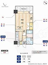 エステートモア薬院  ｜ 福岡県福岡市中央区薬院３丁目（賃貸マンション1K・3階・24.30㎡） その2