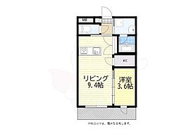 ルミナス アルファシオ 1LDKの間取図画像
