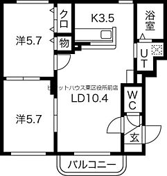 🉐敷金礼金0円！🉐学園都市線 篠路駅 徒歩25分