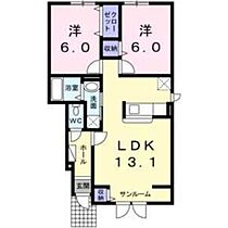 Eternal　B  ｜ 北海道札幌市東区東苗穂十条3丁目（賃貸アパート2LDK・1階・57.86㎡） その2