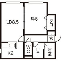 北海道札幌市東区北十九条東10丁目3-13（賃貸アパート1LDK・1階・36.04㎡） その2