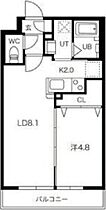 Ritz　GRANDEN19  ｜ 北海道札幌市北区北十九条西7丁目（賃貸マンション1LDK・1階・33.78㎡） その2