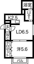 RENT北34条II  ｜ 北海道札幌市北区北三十五条西4丁目3-11（賃貸マンション1LDK・4階・34.30㎡） その2