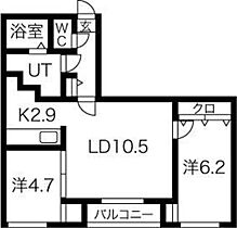 Nuovo Storia est (ヌーボ・ストリア・エスト)  ｜ 北海道札幌市東区北二十四条東13丁目（賃貸マンション2LDK・3階・52.83㎡） その2