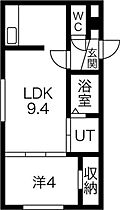 HOPE S9W9  ｜ 北海道札幌市中央区南九条西9丁目（賃貸マンション1LDK・1階・31.67㎡） その2