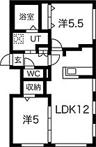 ミカーサN26  ｜ 北海道札幌市北区北二十六条西2丁目（賃貸マンション2LDK・2階・50.17㎡） その2