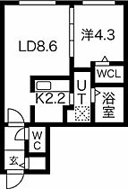 ARMADA  ｜ 北海道札幌市東区北十五条東7丁目（賃貸マンション1LDK・4階・34.08㎡） その2