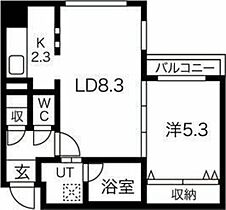 グランドサクセス南麻生  ｜ 北海道札幌市北区北三十五条西5丁目（賃貸マンション1LDK・3階・38.06㎡） その2