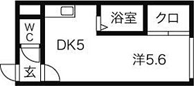 シャルムあをき北  ｜ 北海道札幌市北区北十九条西6丁目（賃貸マンション1DK・4階・23.67㎡） その2