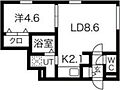 北斗エンブレム札幌北1階5.4万円