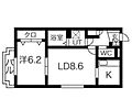 ヴィラージュ3階5.3万円