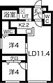 city residence北30条1階8.1万円