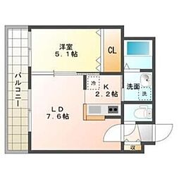 セブンスコートN14 6階