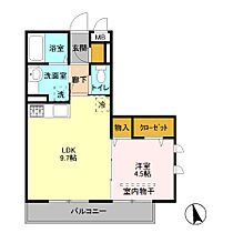 ヴィルクレール　I  ｜ 埼玉県草加市花栗4丁目17-1（賃貸アパート1LDK・3階・37.03㎡） その2