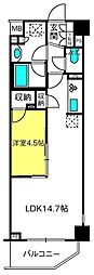 TSレジデンス東川口 1LDKの間取図画像