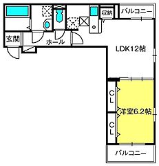 物件の間取り