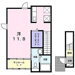 カーサ・フィオーレ 2階/-