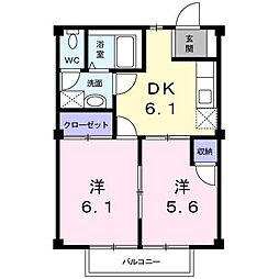 レジデンスオリーブH 1階/-
