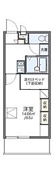 レオパレスV 1Kの間取図画像