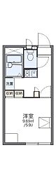 レオパレスサンハイム岩切2 1Kの間取図画像