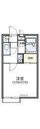 レオパレス東北学院前 1Kの間取図画像