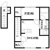 プレモリー小松島  ｜ 宮城県仙台市青葉区小松島 4丁目22-11（賃貸アパート1LDK・2階・32.91㎡） その2