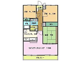 グリーン芳譜 505 ｜ 宮城県仙台市青葉区上杉 6丁目1-27（賃貸マンション3LDK・5階・77.76㎡） その2