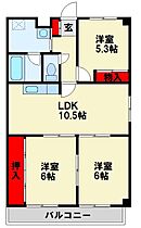 PLEAST楠橋東 303 ｜ 福岡県北九州市八幡西区楠橋東２丁目8-24（賃貸マンション3LDK・3階・62.37㎡） その2