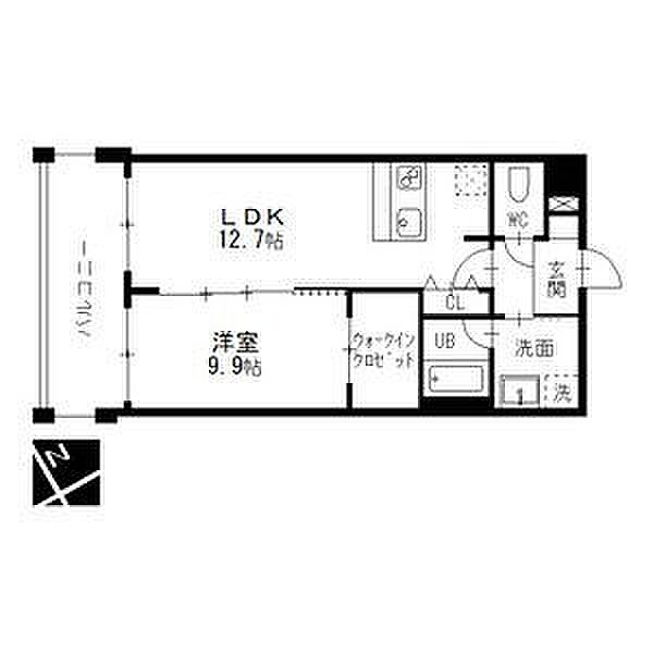 愛知県名古屋市中区新栄２丁目(賃貸マンション1LDK・3階・48.67㎡)の写真 その2