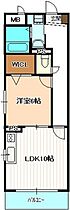 愛知県名古屋市西区こも原町（賃貸マンション1LDK・2階・44.28㎡） その2