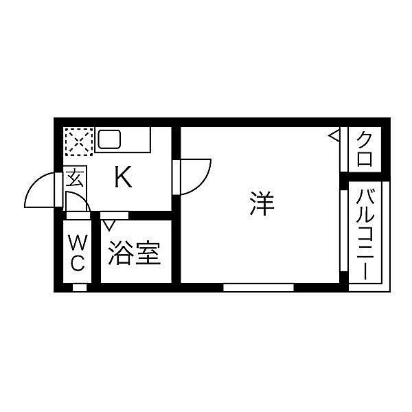 愛知県名古屋市守山区藪田町(賃貸アパート1K・1階・19.35㎡)の写真 その2