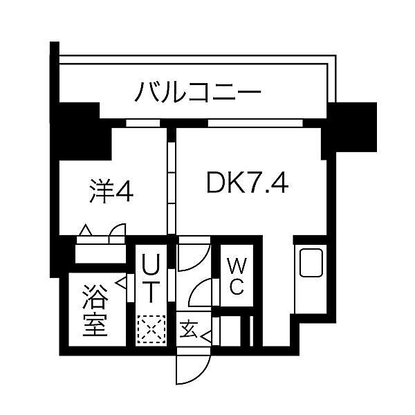 愛知県名古屋市中区丸の内３丁目(賃貸マンション1DK・9階・28.91㎡)の写真 その2