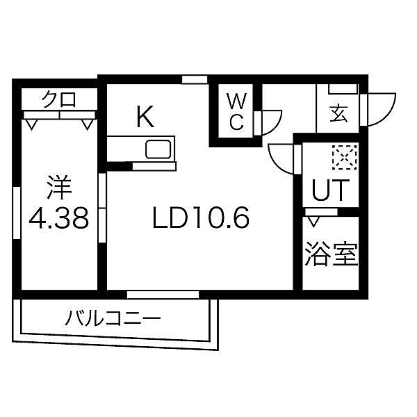 愛知県名古屋市東区大松町(賃貸アパート1LDK・3階・35.29㎡)の写真 その2