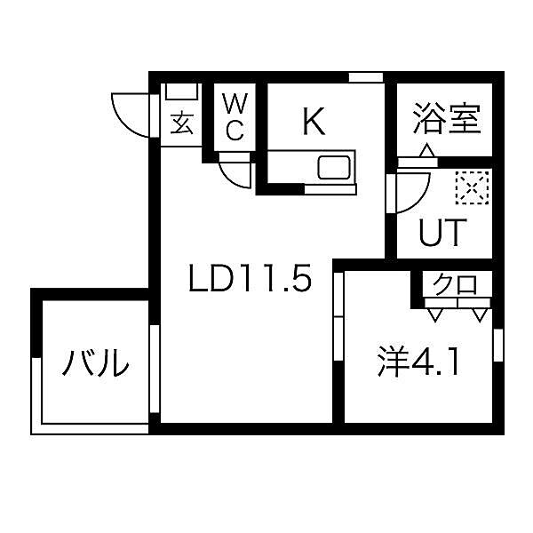 愛知県名古屋市東区大松町(賃貸アパート1LDK・2階・35.10㎡)の写真 その2